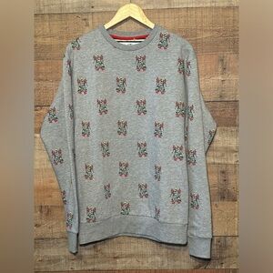 Denim & Flower Ricky Singh Holiday Christmas Crewneck Sweatshirt Men’s size M